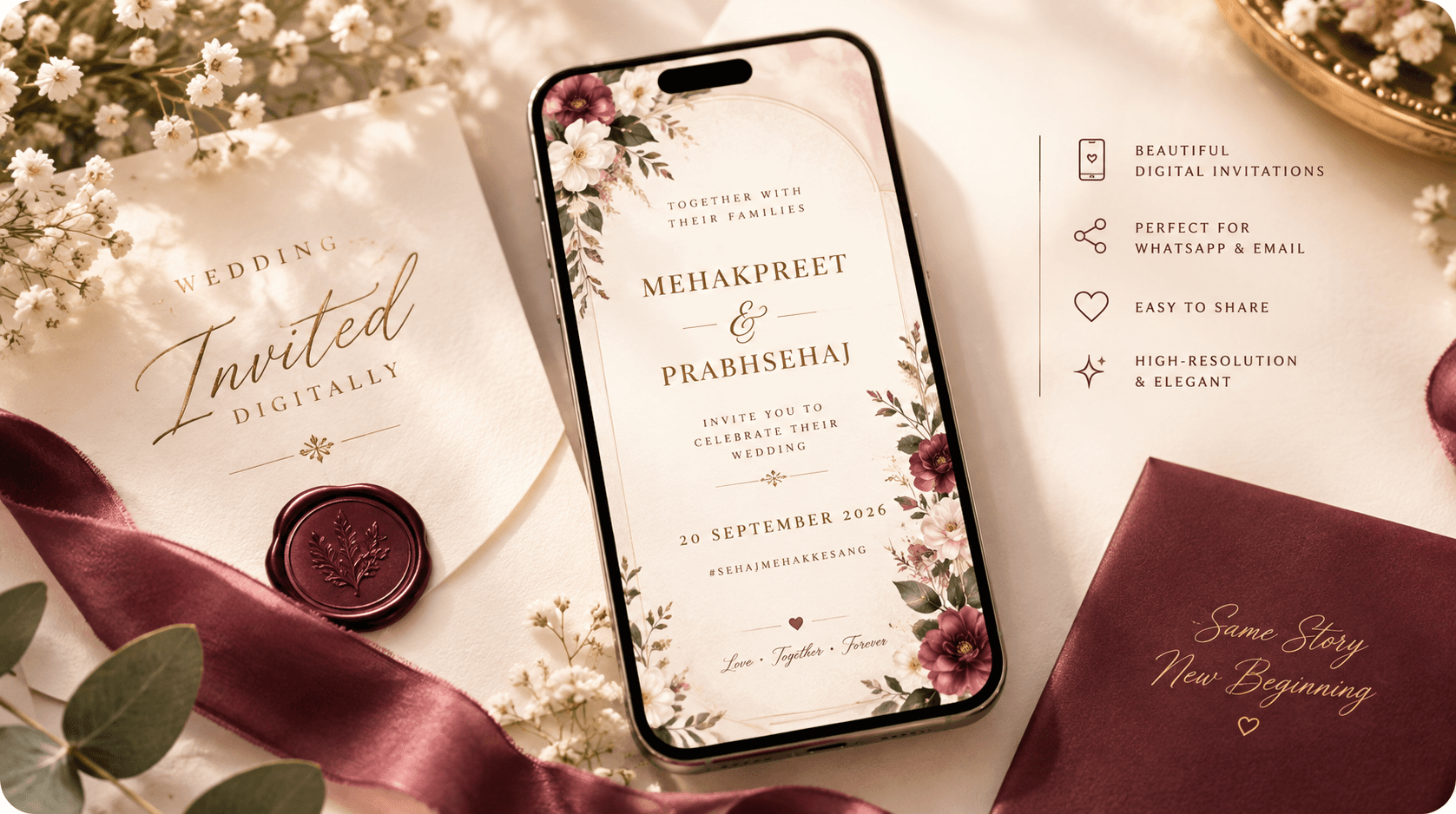 Digital Wedding Invitations