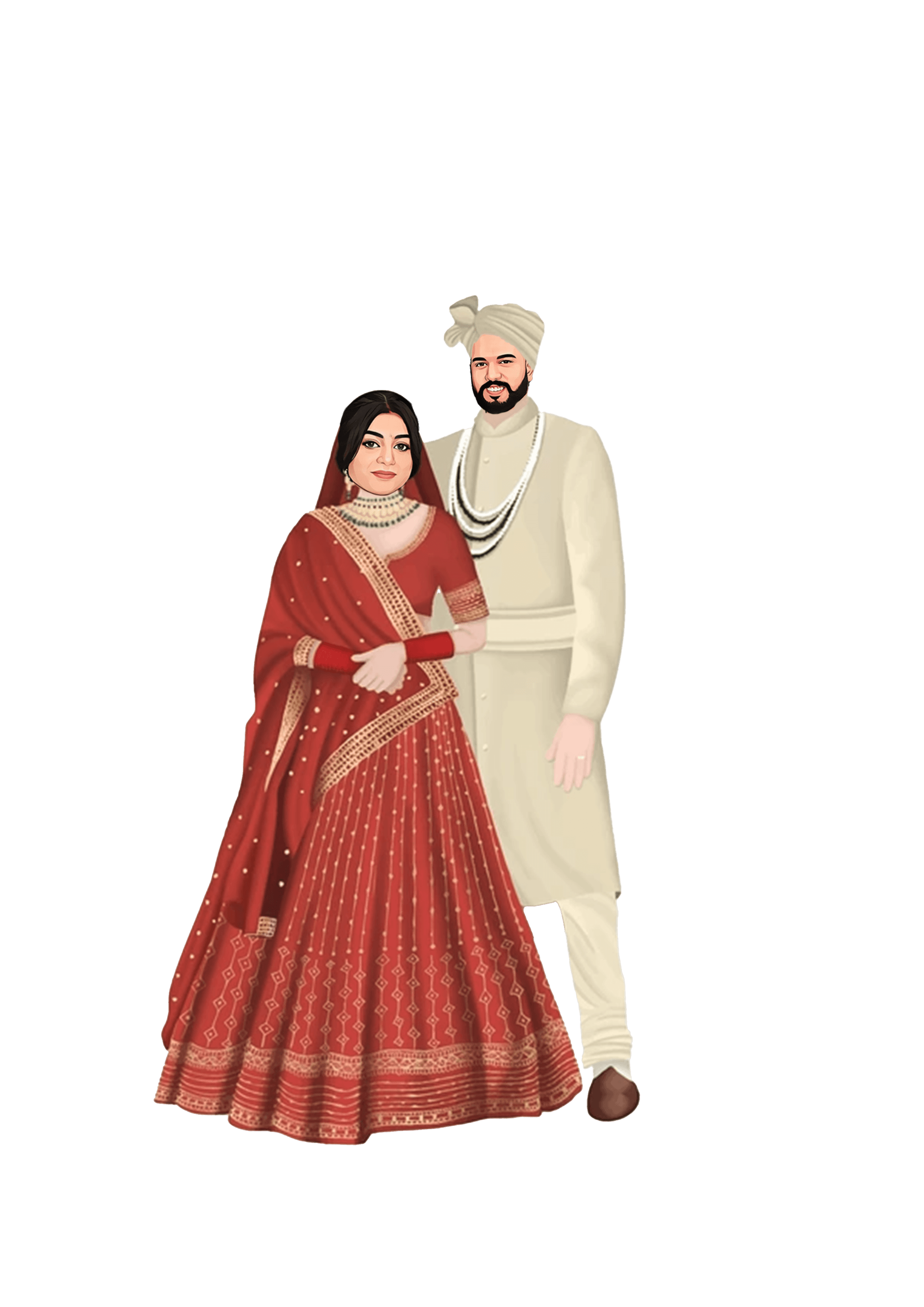 Wedding Caricature Artwork